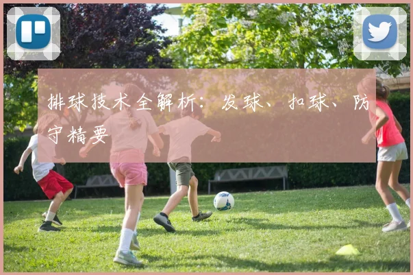排球技术全解析:发球、扣球、防守精要